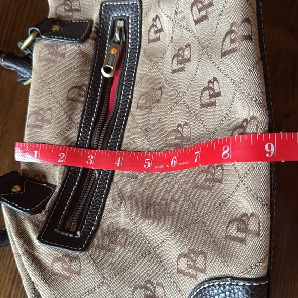 Dooney & Bourke Signature Brown and Tan Satchel - Picture 16 of 16